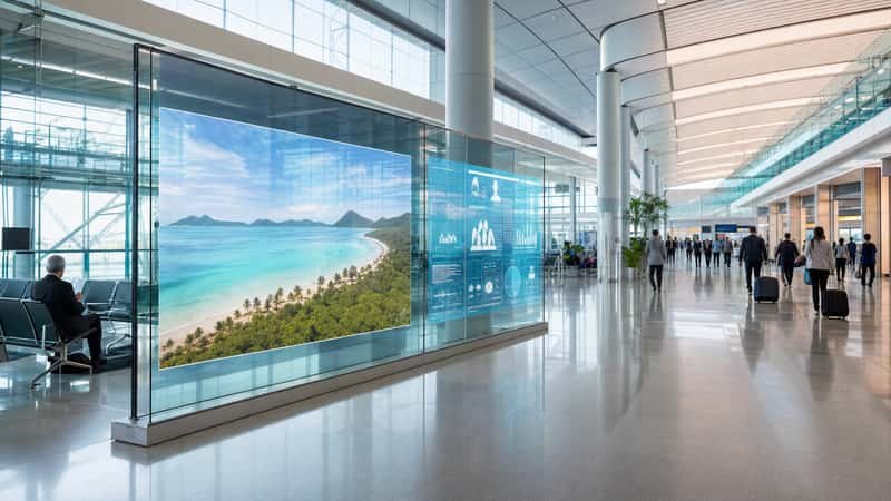 Airport and Railway Information Display